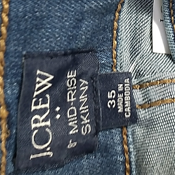 J crew women skinny jeans pants 👖 size 35 nwt - Picture 2 of 8